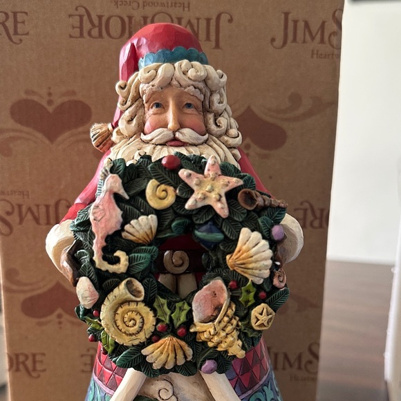 Jim Shore “Seaside Greetings” Beach Santa - Picture 2 of 11